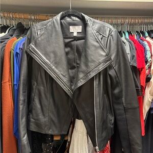 Chelsea28 — Women's Black Real Leather Jacket